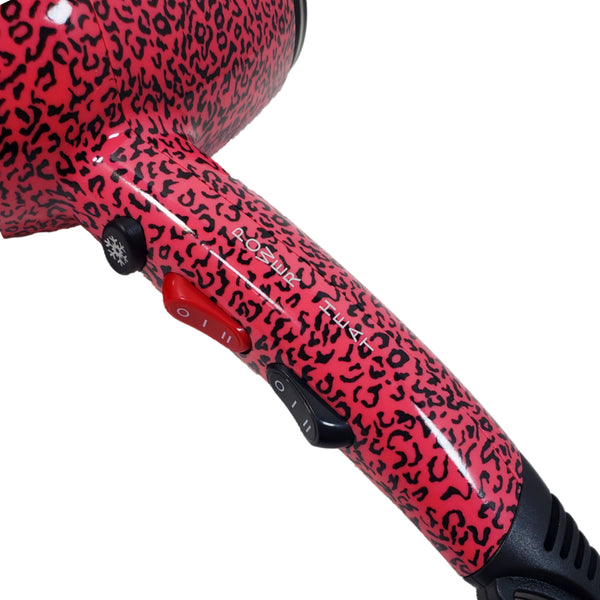 Euro Pink Leopard Ionic 2000 Pro Dryer