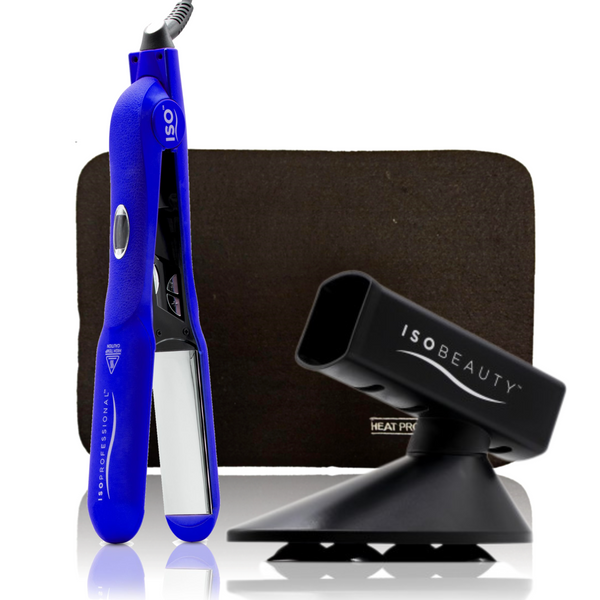 Digital 1.5" Iron + Holder + Mat Set