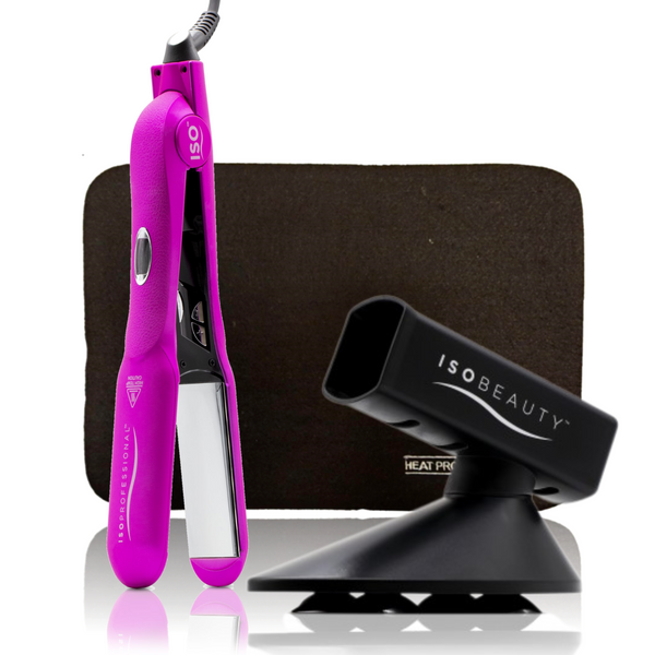 Digital 1.5" Iron + Holder + Mat Set