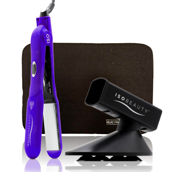 Digital 1.5" Iron + Holder + Mat Set
