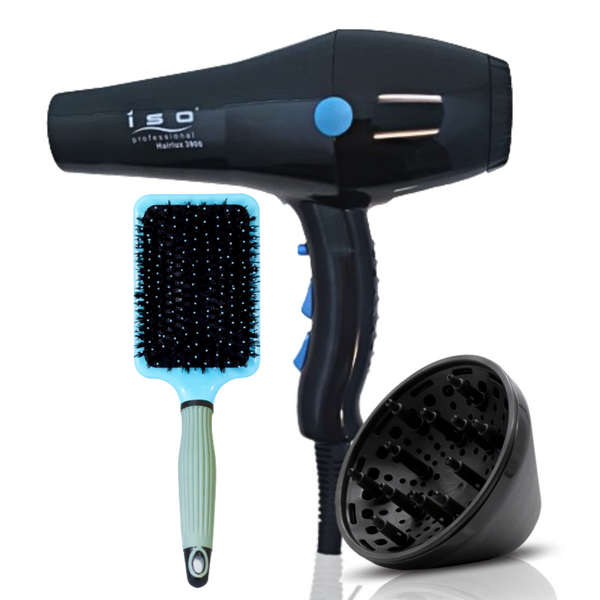 HairLux + Paddle Brush + Diffuser