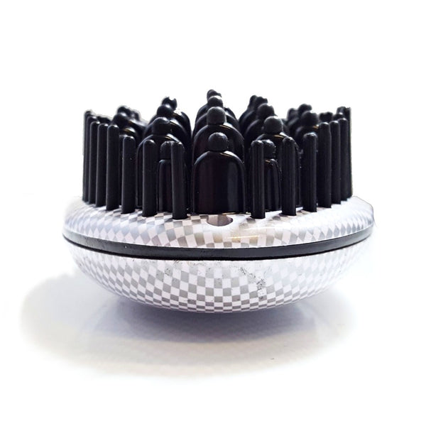 White Pearl Heated Brush Set