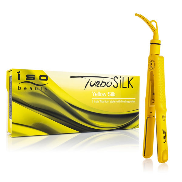 Bright Yellow Turbo Silk | Flat Iron