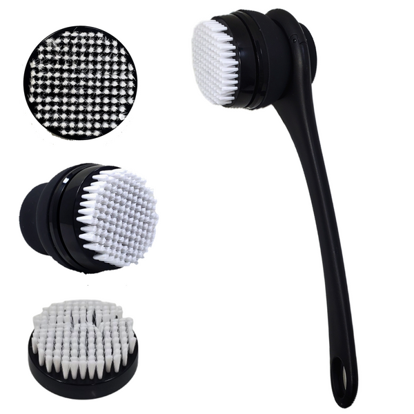 Matte Black Cleansing & Exfoliating Body Brush | Body Care