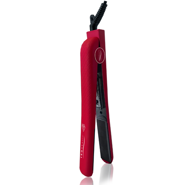 Metallic Red 1.25" w/Soft Touch | Flat Iron