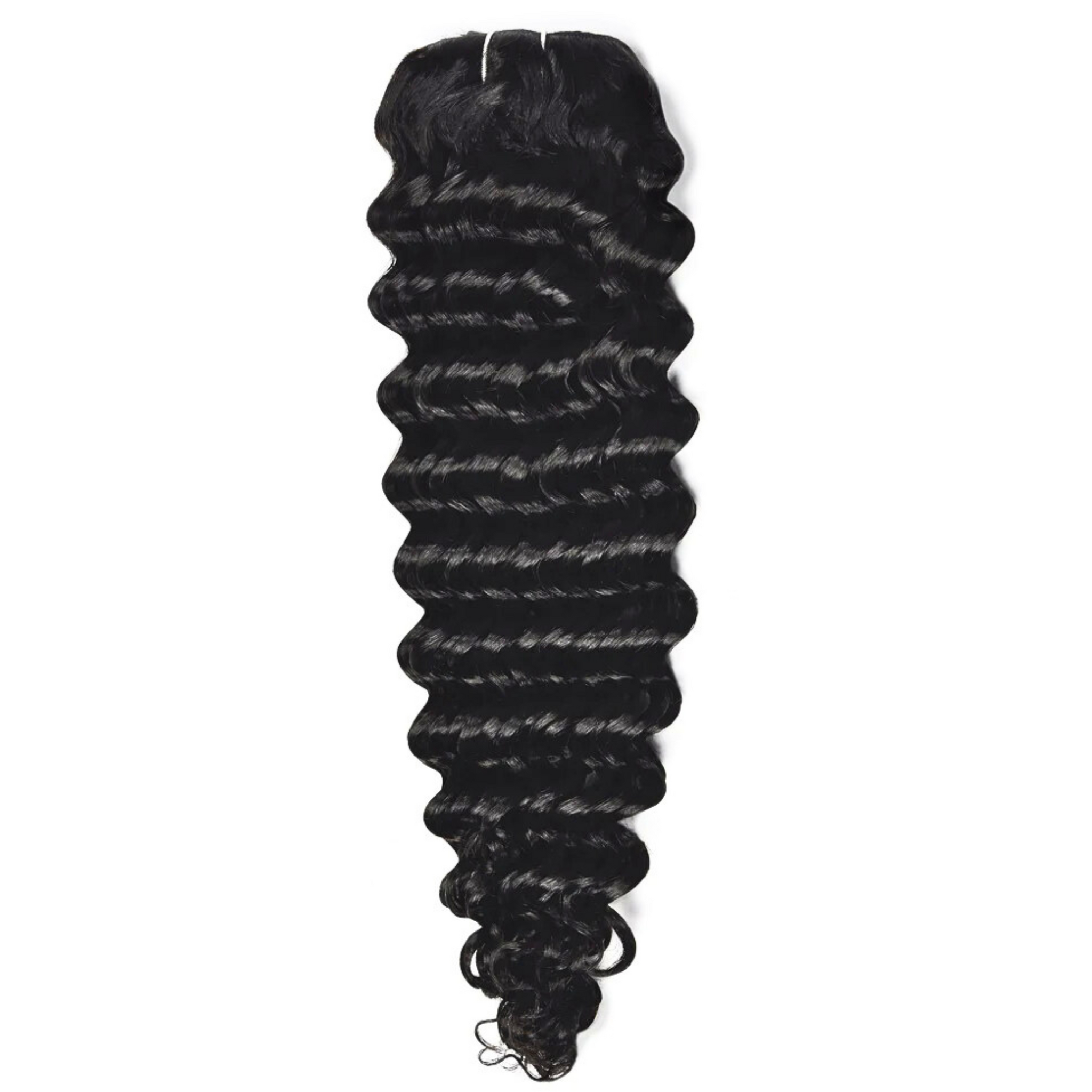 #1B Natural Black Deep Wave | Synthetic Extensions