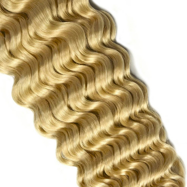 #22 Champagne Blonde Synthetic Deep Wave