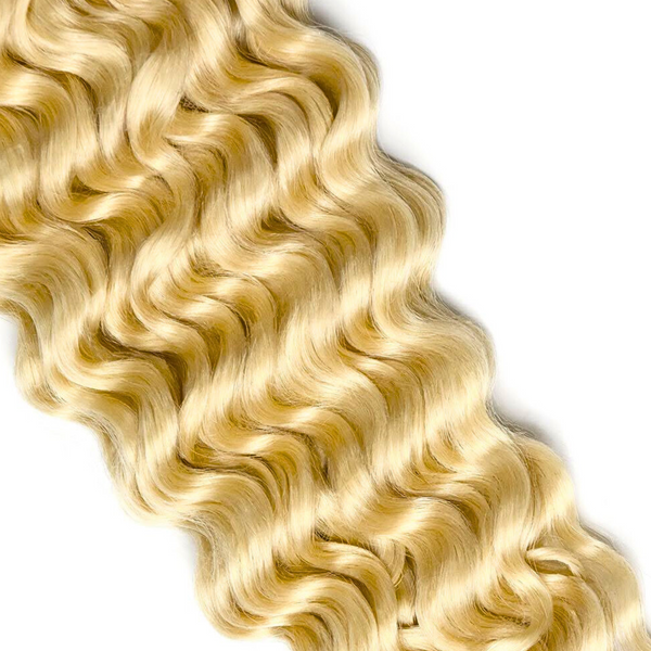 #60 Platinum Blonde Deep Wave | Extensions