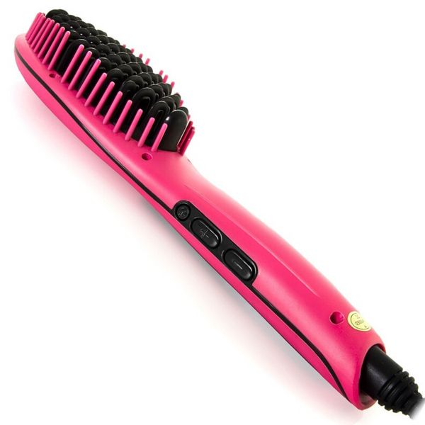 Euro Pink Heated Brush