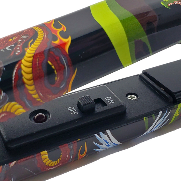 Dragon Tattoo 1" Turbo Silk | Flat Iron