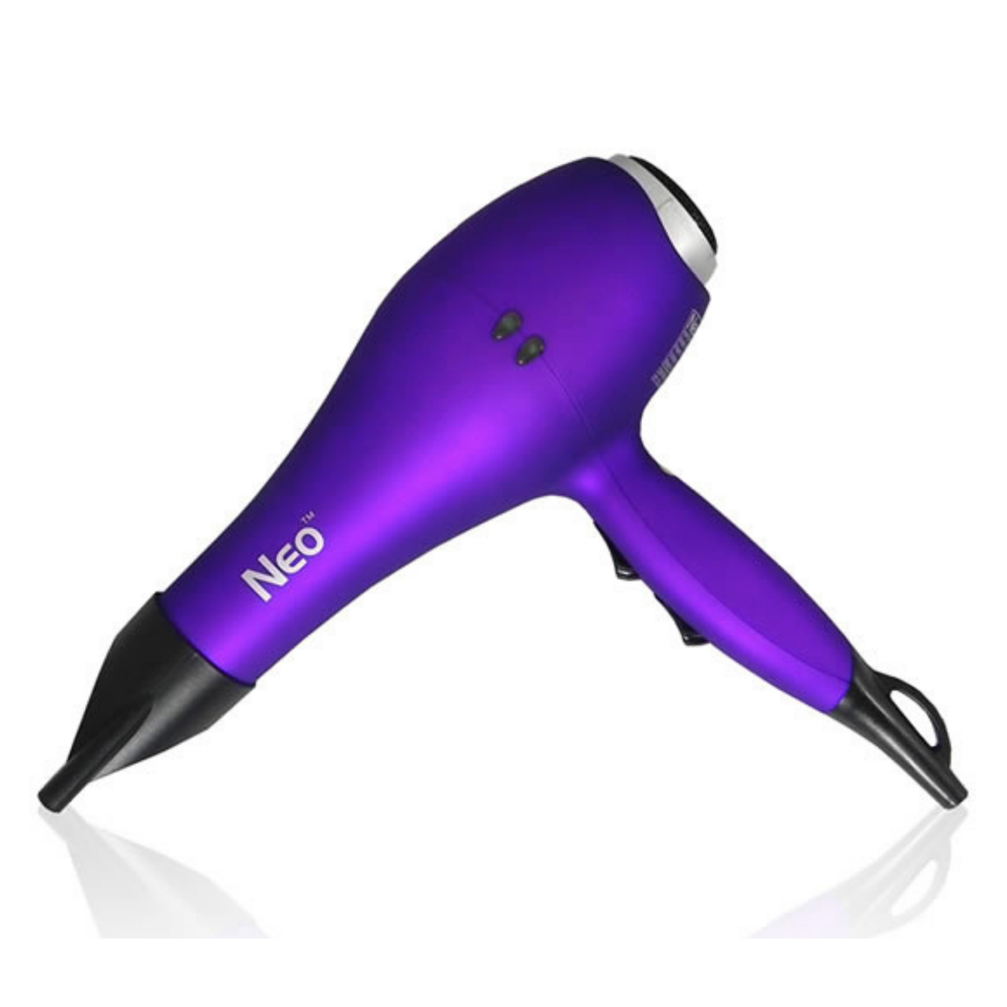 NWT High Speed Professional Hair Dryer - Ionic Blow Dryer Grey/Purple Hair Dryer,160000 RPM High-Speed Brushless Motor Negative  main image 2