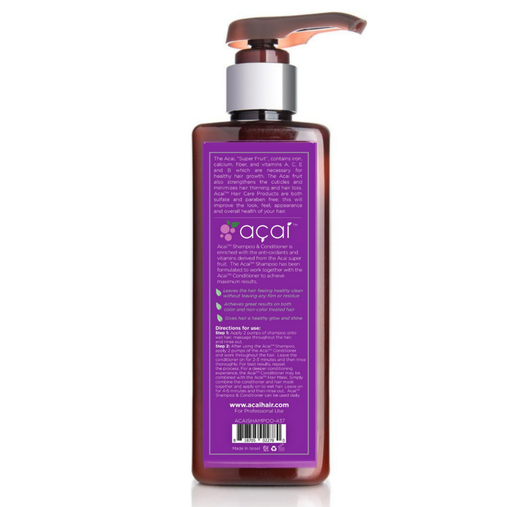 Acoop 新茶　紫鳳 2kg ISO Beauty | Acai Moisture Vitality Shampoo
