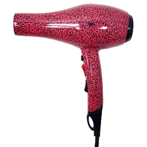 Euro Pink Leopard Ionic 2000 Pro Dryer