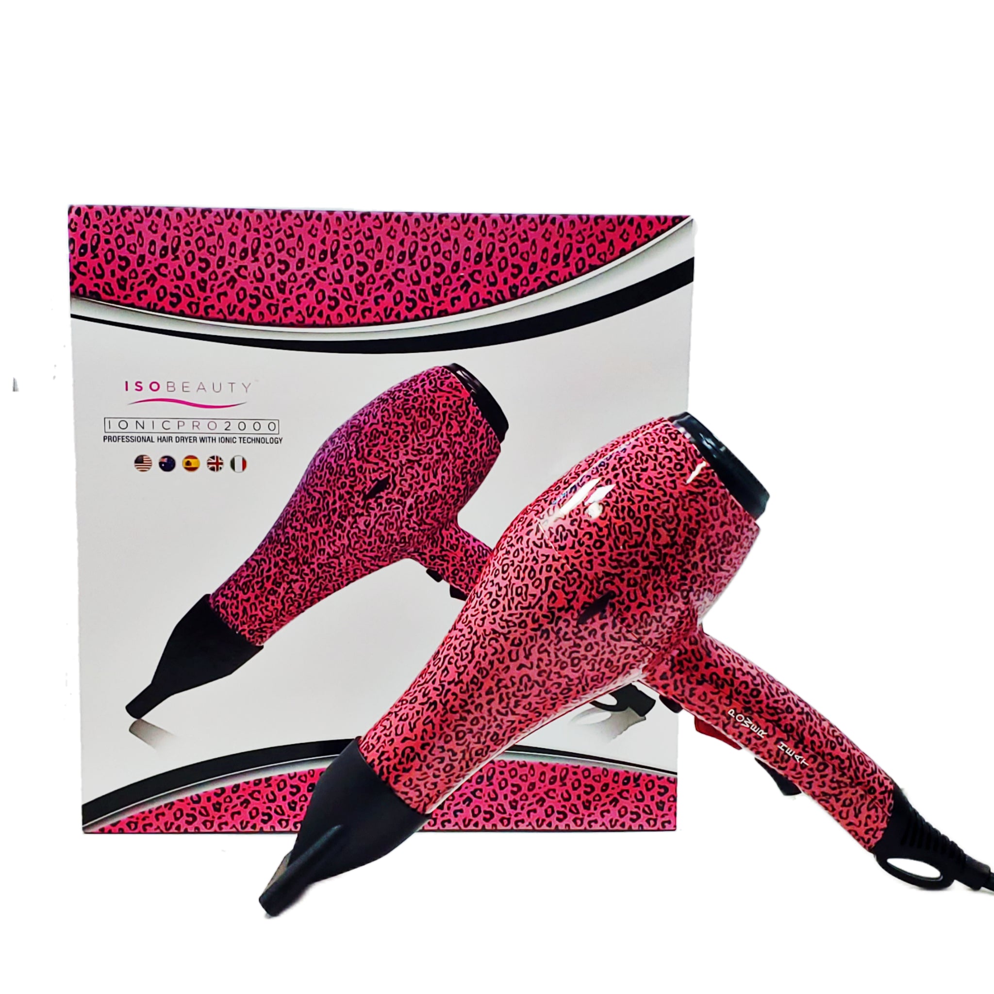 Corioliss Flow Red Leopard Hair/Blow Dryer Corioliss Flow + Hair Dryer Black Copper main image 3