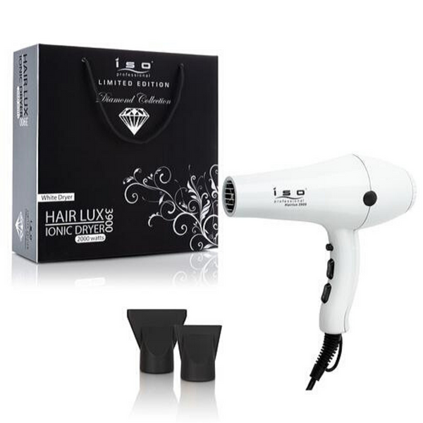 White 2000w Diamond HairLux | Dryer