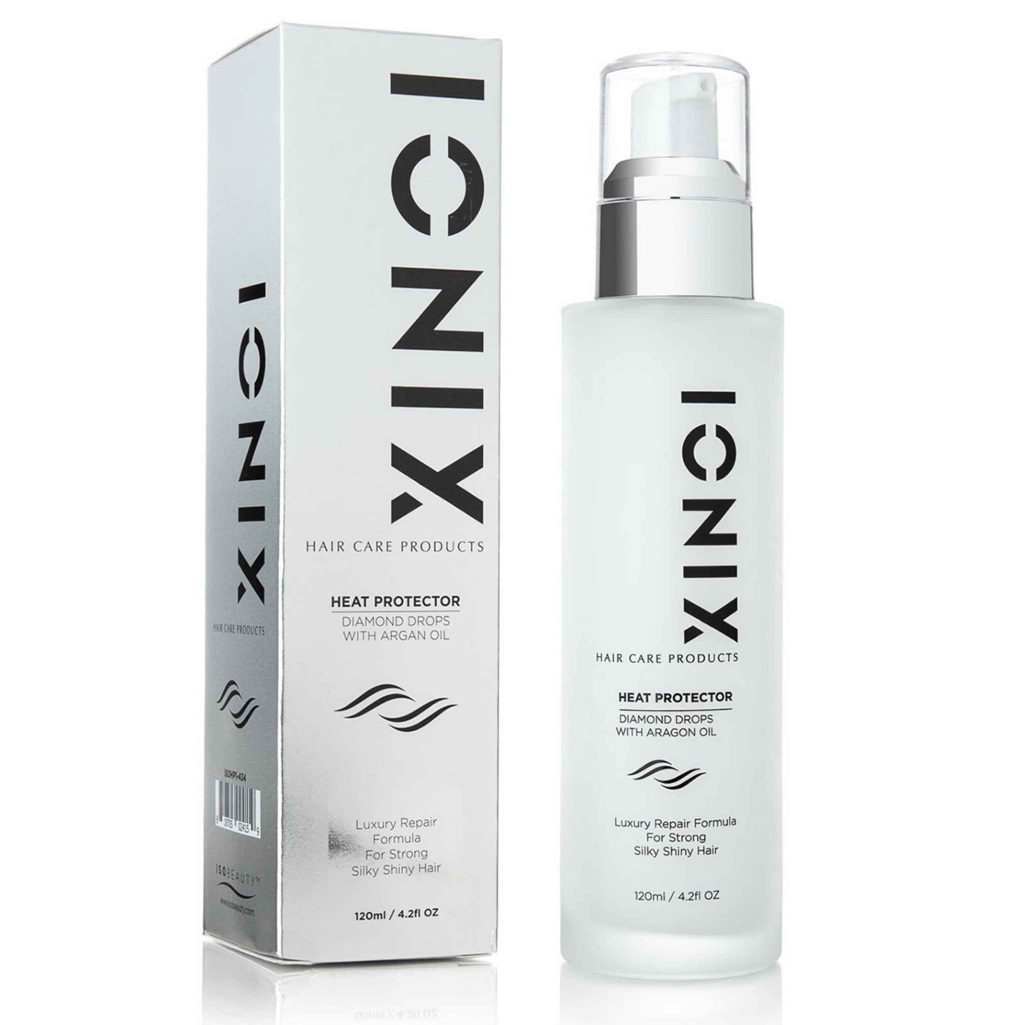 ISO Beauty | IONIX Diamond Drops w/Argan Oil Heat Protector - 120ml