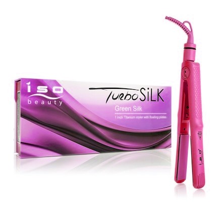Bright Pink Turbo Silk | Flat Iron