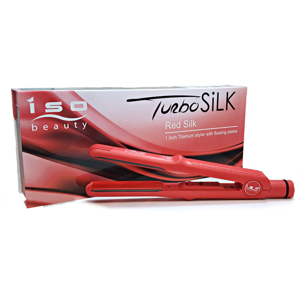 Bright Red Turbo Silk | Flat Iron
