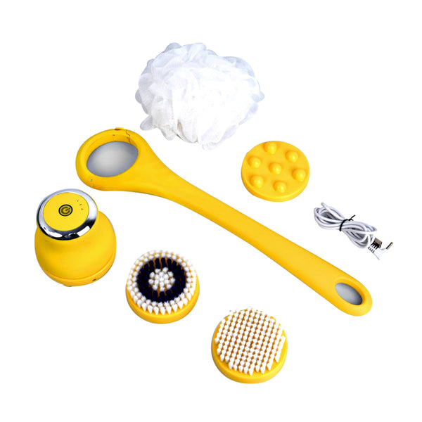 Yellow Cleansing & Exfoliating Body Brush | Body Care