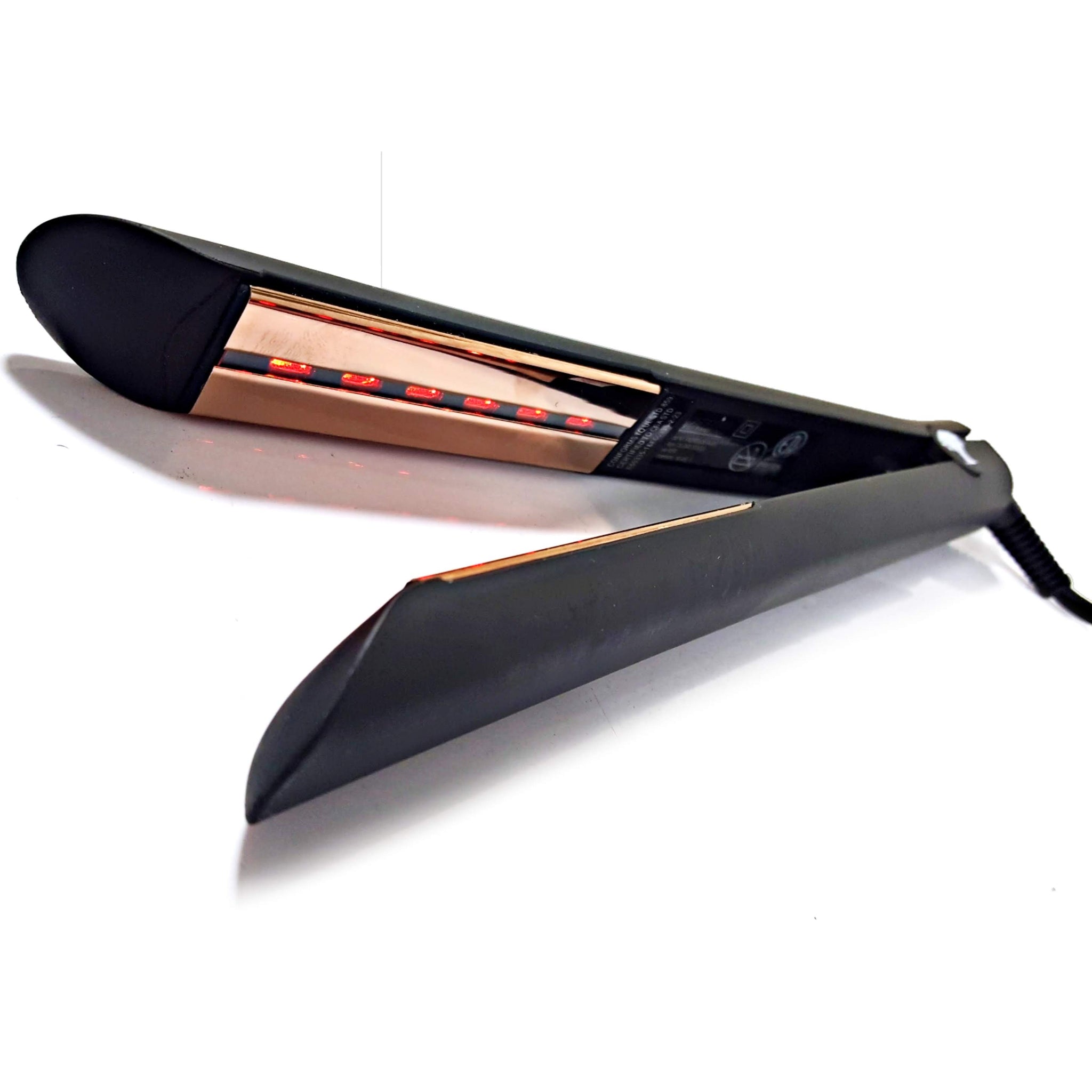 Parsa beauty hair straightener, INFRARED FLAT IRON - BLACK RX9000 Digital Black Titanium Infrared Flat Iron - 1.25 in  main image 2