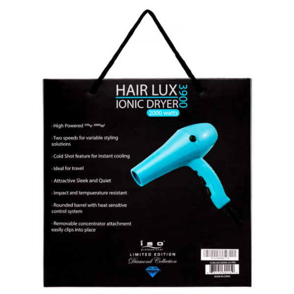 Turquoise 2000w Diamond HairLux | Dryer