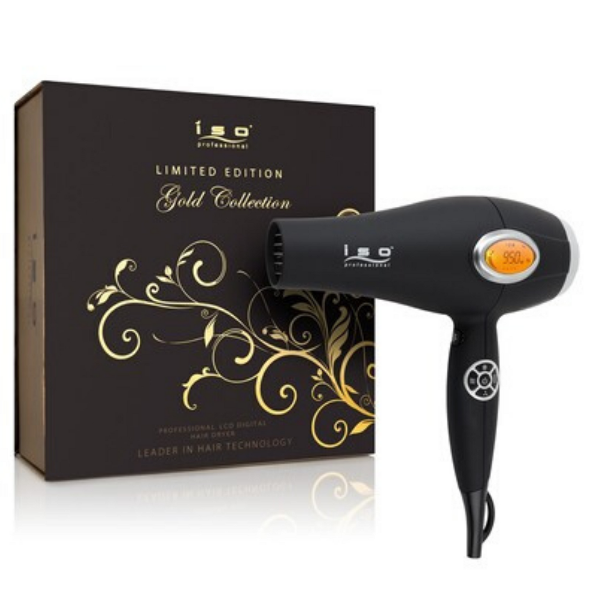 Iso professional limited edition gold collection straightener hot sale