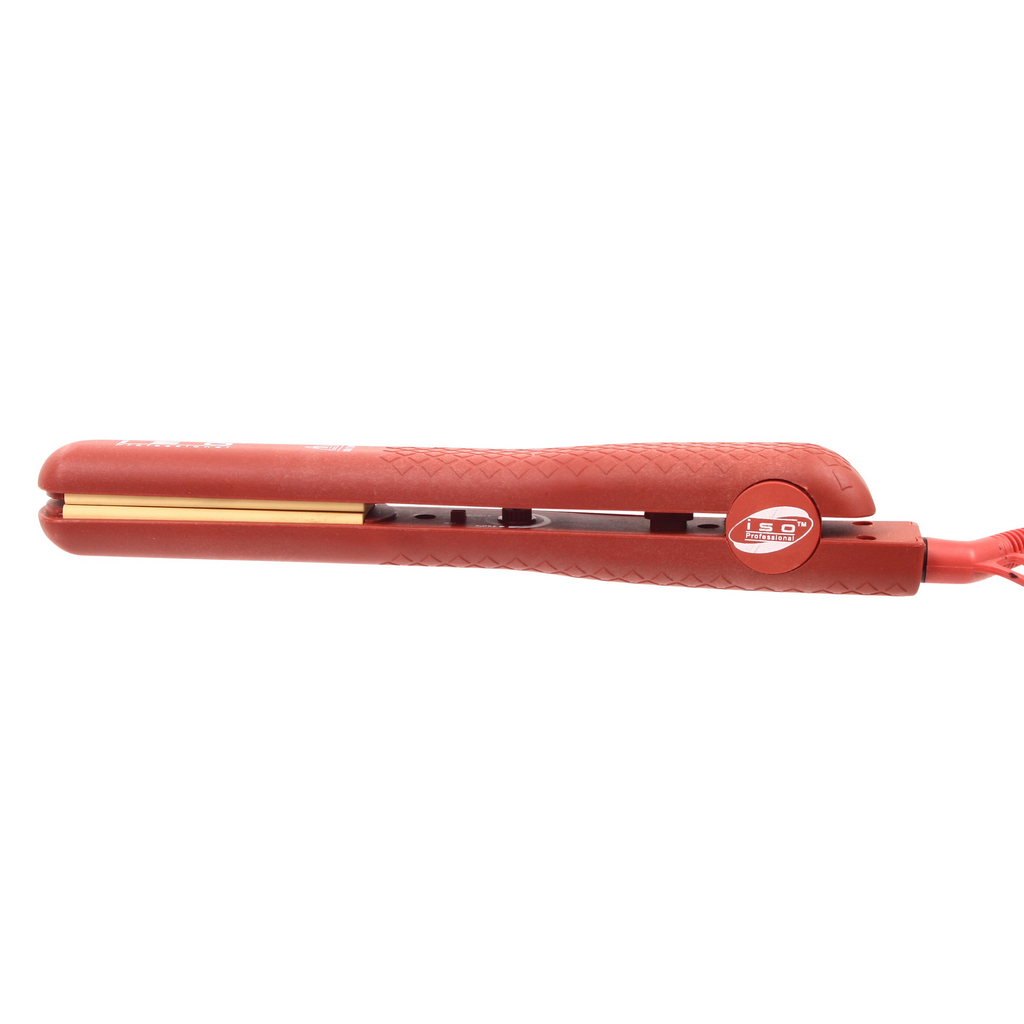 Red Sunshine Girl w Yellow Ceramic Flat Iron