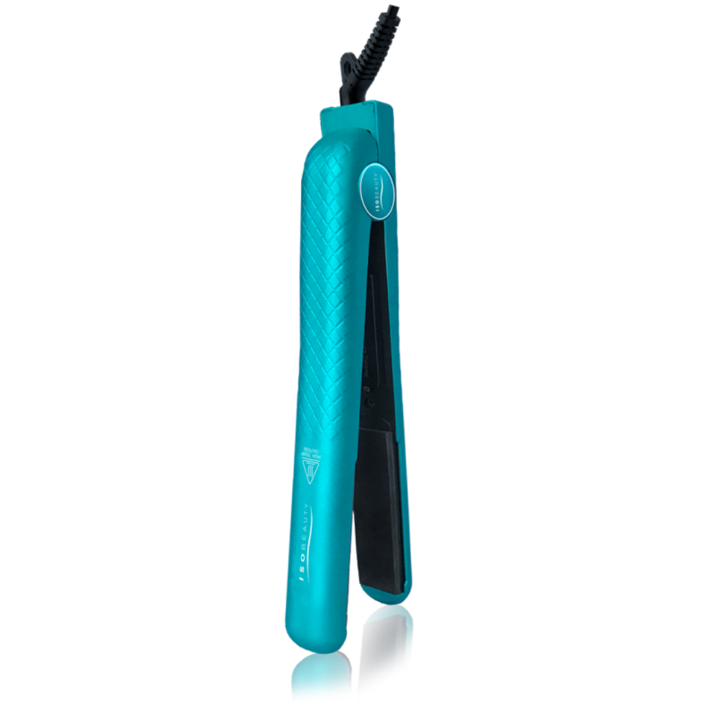 Metallic Turquoise 1.25" w/Soft Touch | Flat Iron